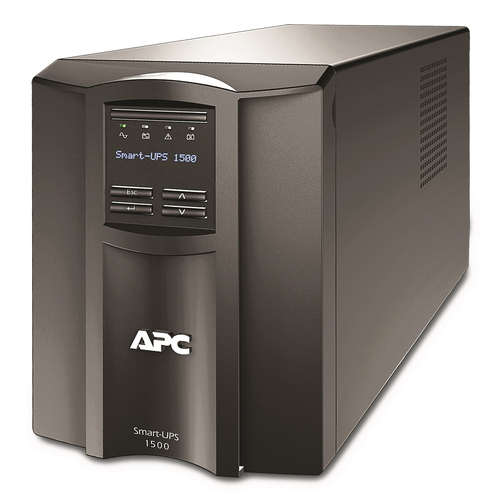APC SMART-UPS, LINE INTERACTIVE, 1500VA, TOWER, 120V, 8X NEMA 5-15R OUTLETS, SMA