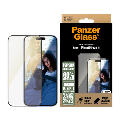 PanzerGlass Eyecare - Schermbeschermer voor mobiele telefoon, afbeelding 2