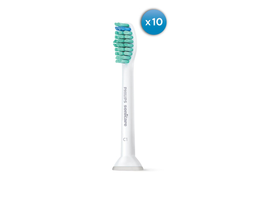 Philips HX6010/32 toothbrush head 10 pc(s) White