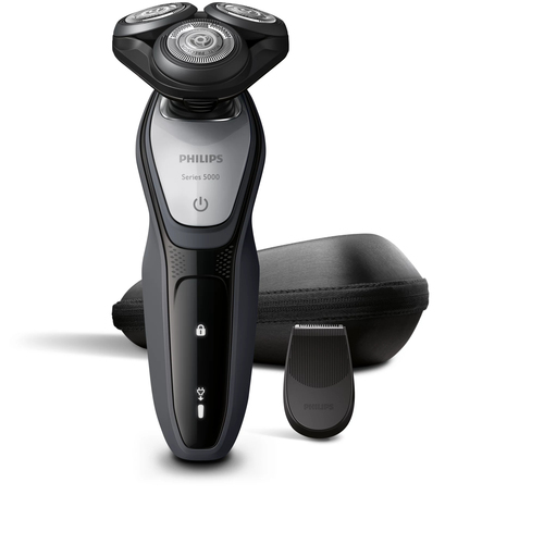 Philips SHAVER Series 5000 S5290/12R1 men's shaver Rotation shaver Trimmer Anthracite, Black