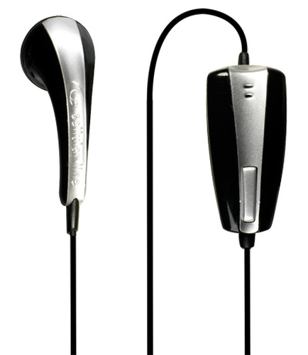 Cellularline AUBB8310ONETOUCH headphones/headset Wired In-ear Black, Silver