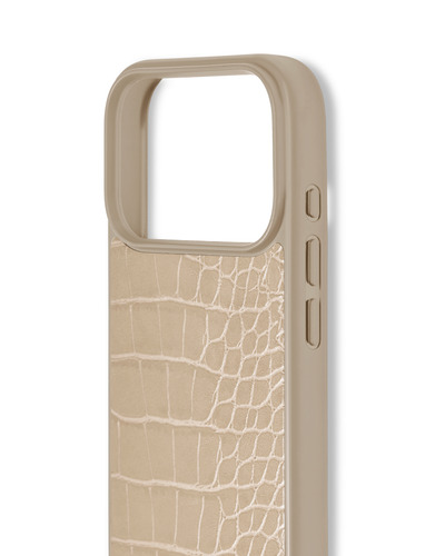 iDeal of Sweden Vegan Leather Case iPhone 17 Pro Max Warm Beige Croco – image 2