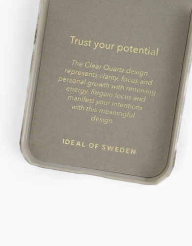 iDeal of Sweden Printed Case iPhone 13P Clear Quartz