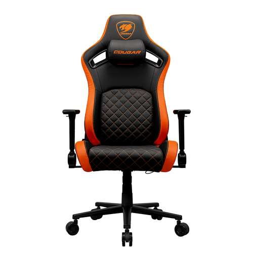COUGAR CGR-DFL Игровое кресло для ПК Сиденье с мягкой обивкой Черный, Оранжевый