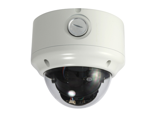 LevelOne HUBBLE Zoom Dome IP Network Camera, H.265, 5-Megapixel, 802.3af PoE, IR LEDs, Indoor/Outdoor, 2.8X Optical Zoom, Vandalproof, two-way audio – image 2