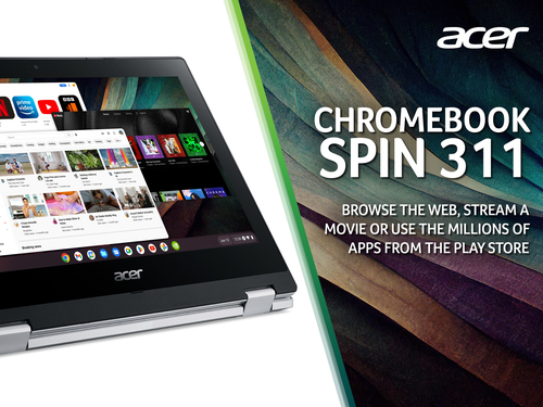 Acer Chromebook Spin 311 CP311-3H Convertible Laptop - MTK MT8183 – image 4