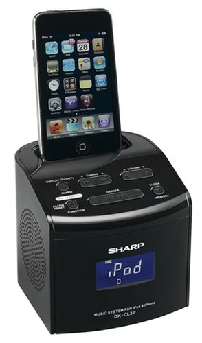 Sharp DK-CL3P docking speaker 1.0 channels Black