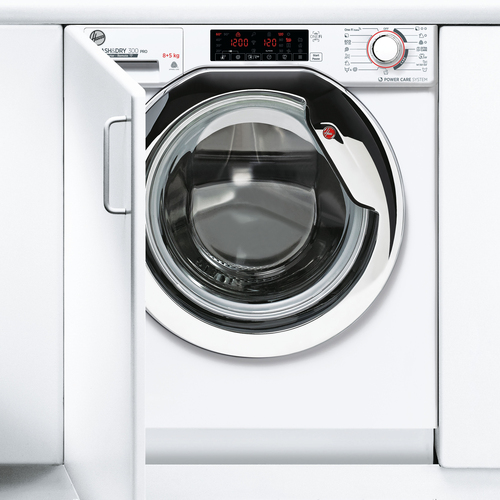 Hoover H-WASH 300 PRO HBDO485TAMCE/1-S washer dryer Built-in Front-load White – image 2