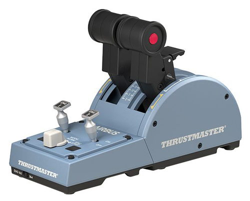 Thrustmaster TCA Quadrant Airbus Edition Черный, Синий USB Авиасимулятор Аналоговый/цифровой ПК