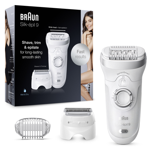 Braun Silk-épil 9 81770433 epilator 40 tweezers White – image 2