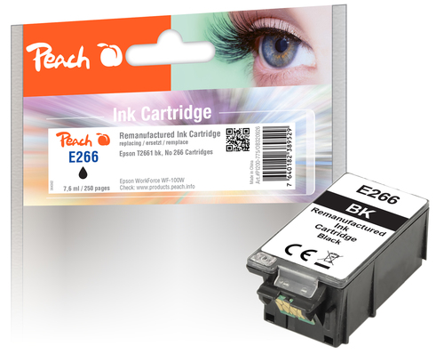 Peach PI200-775 ink cartridge 1 pc(s) Compatible Standard Yield Black