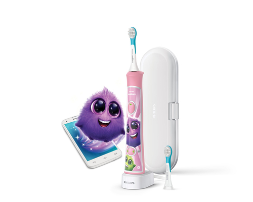 Philips Sonicare For Kids HX6352/45 electric toothbrush Child Sonic toothbrush Pink