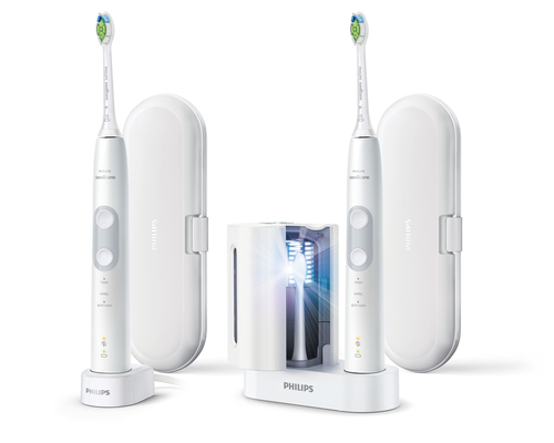 Philips 5100 series HX6877/73 electric toothbrush Adult Sonic toothbrush Grey