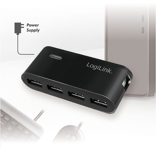 LogiLink USB 2.0 Hub 4-Port - Hub, afbeelding 5