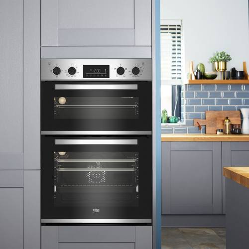 Beko BBDQF22300X 90cm Built-In Double Fan Oven with Touch Control LED Timer – image 7