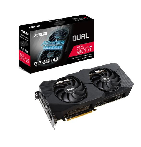 ASUS Dual -RX5600XT-T6G-EVO видеокарта AMD Radeon RX 5600 XT 6 GB GDDR6