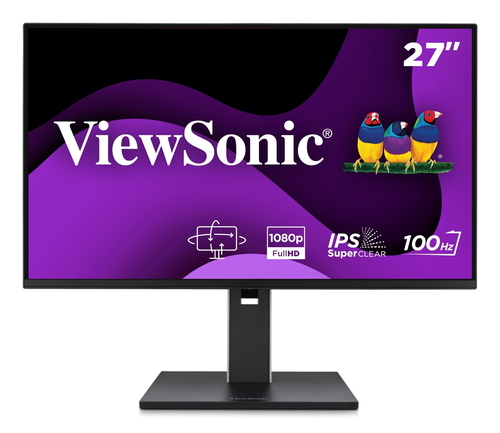 27IN 1080P ERGONOMIC 100HZ MONITOR WITH HDMI, DISPLAYPORT, AND USB HUB.