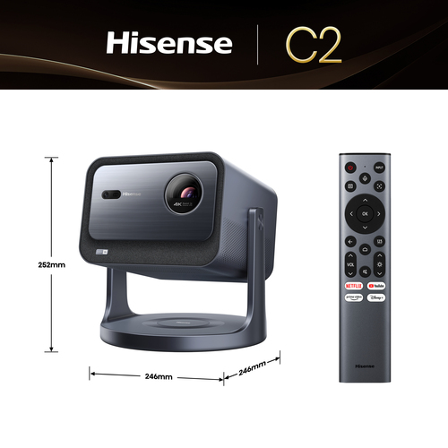 Hisense C2TUK data projector 2000 ANSI lumens UHD 4K (3840x2160) Grey – image 7