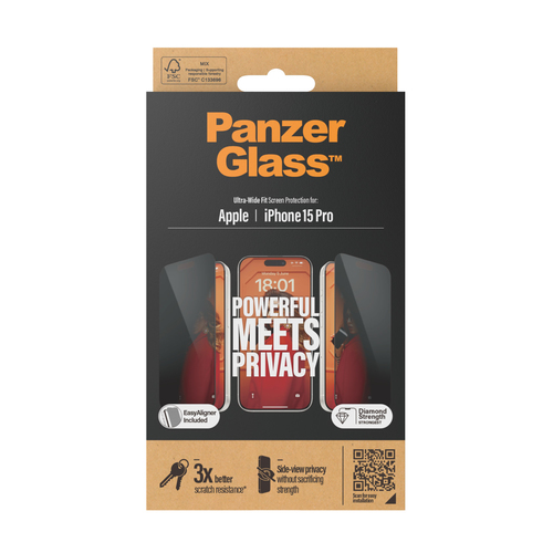 PanzerGlass Privacy - Schermbeschermer voor mobiele telefoon, afbeelding 3
