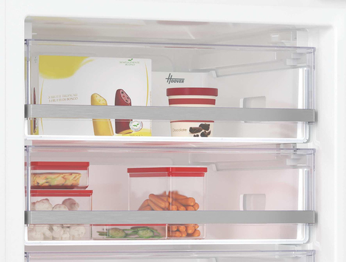 Hoover HUSE68EWKP Integrated Undercounter Freezer - Fixed Hinge, White - image 3