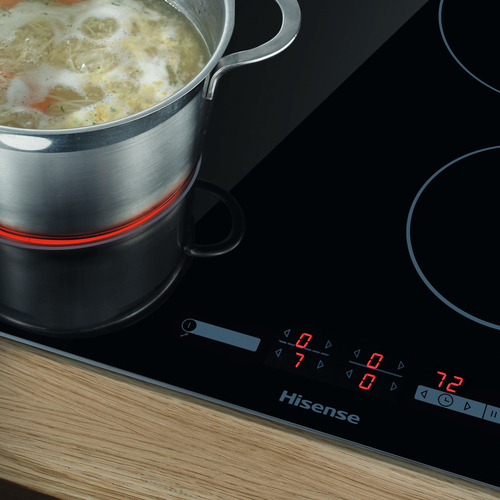 Hisense E6431C hob Black Built-in Ceramic hob 4 zone(s) – image 2