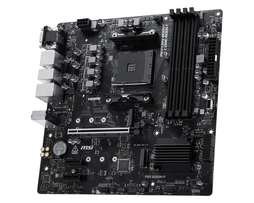 MSI PRO B550M-P placa base AMD B550 Zócalo AM4 ATX