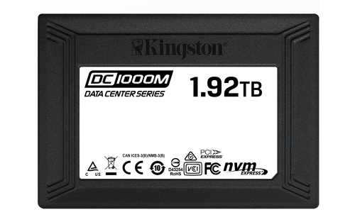 Kingston Technology DC1000M 1,92 TB 2.5" U.2 NVMe 3D TLC