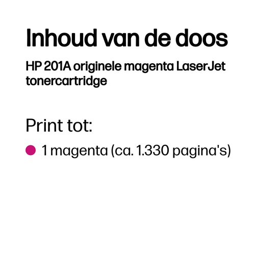 HP 201A Toner Magenta – Photo 3 sur 4