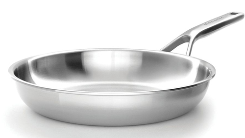 KitchenAid Multi-Ply Stainless Steel Non-Stick Frying Pan - Uncoated in Silver Size: 24 cm Silver 24 cm - image 1