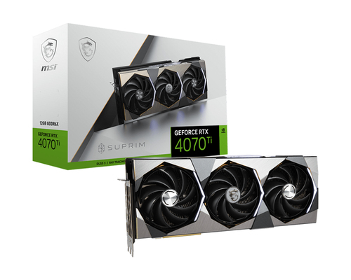 MSI SUPRIM GeForce RTX 4070 Ti SE 12G NVIDIA 12 GB GDDR6X