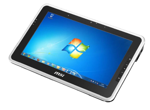 MSI WindPad 100W-232W Intel Atom® 32 GB 25.6 cm (10.1") 2 GB Wi-Fi 4 (802.11n) Windows 7 Black