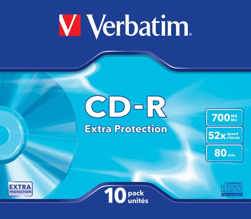Verbatim CD-R Extra Protection 700 MB 52x 10 Stück(e)