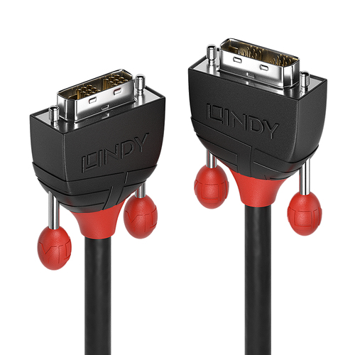 Lindy DVI-D Single Link Kabel zwart Line 1m