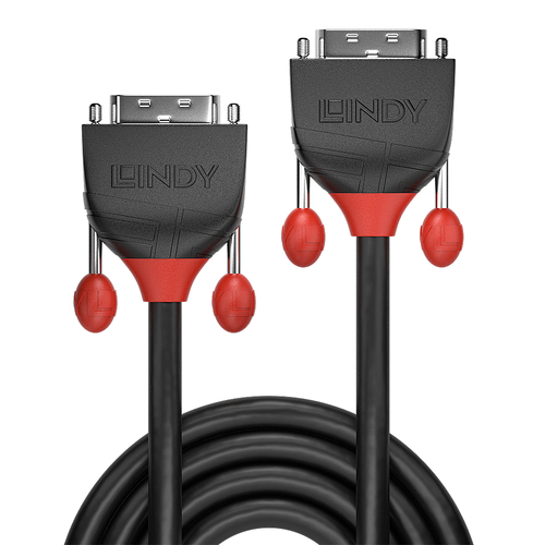 Lindy DVI-D Dual Link Kabel zwart Line 1m, afbeelding 2