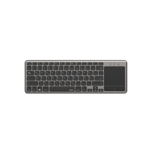 Hama KW-600T клавиатура Дома Беспроводной RF QWERTZ Немецкий Антрацит, Черный