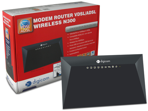 Digicom RVW300-K01 wireless router Fast Ethernet Single-band (2.4 GHz) Black – image 4