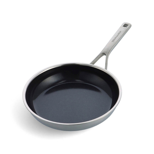 KitchenAid Multi-Ply Stainless Steel Non-Stick Frying Pan in Silver Size: 24 cm Silver 24 cm - image 7