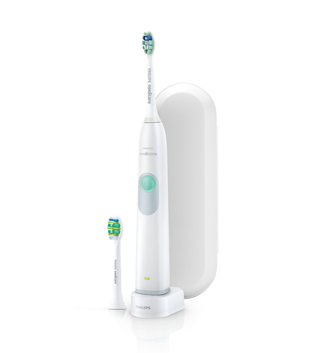 Philips Sonicare 2 Series plaque control HX6222/26 electric toothbrush Adult Sonic toothbrush Grey