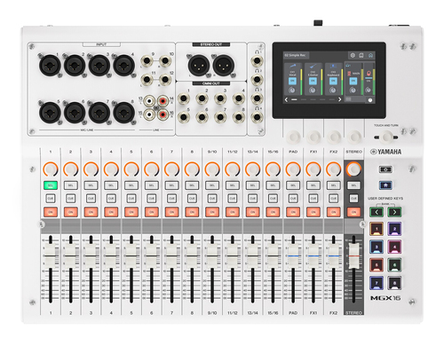 Yamaha MGX16 22 kanaals digitaal mengpaneel wit, afbeelding 3