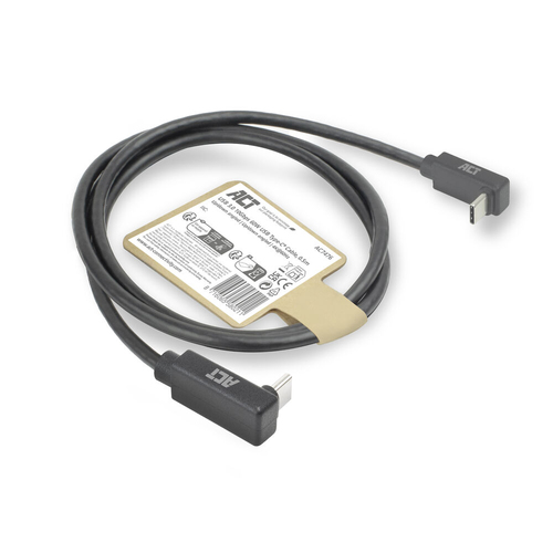 ACT Connectivity USB 3.2 USB-C (omhoog/omlaag haaks) naar USB-C (omhoog/omlaag haaks) kabel, afbeelding 2