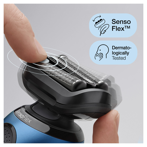 Braun Series 6 61-B1000s Foil shaver Black, Blue – image 2