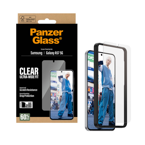 PanzerGlass Screen Protector Samsung Galaxy A57  Ultra-Wide Fit w EasyAligner – Foto 6 von 7