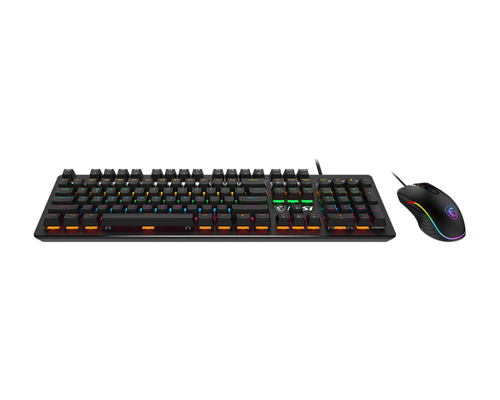 Kit de teclado y mouse MSI FORGE GK300 COMBO BLUE