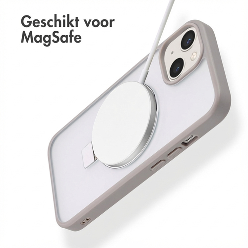 Accezz Ring Stand Backcover met MagSafe iPhone 14 - Grey, afbeelding 2