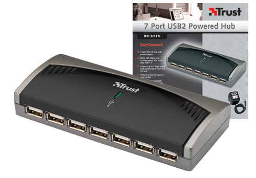 Trust 7 Port USB2 Powered Hub HU-5770 UK