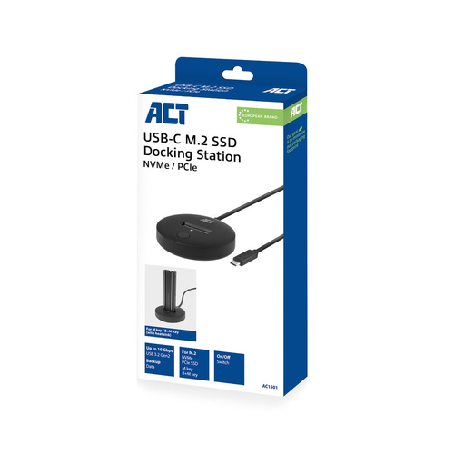 ACT Connectivity M.2 NVMe/PCIe SSD dockingstation, USB-C 3.2 Gen2, afbeelding 3