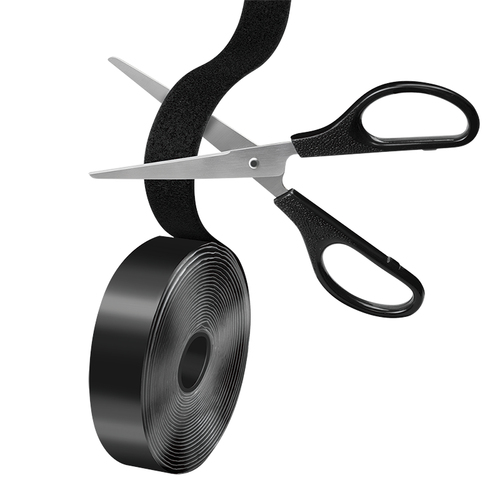 Logilink Klettband-Set, schwarz, Breite: 25 mm, Rolle, 5m, afbeelding 5