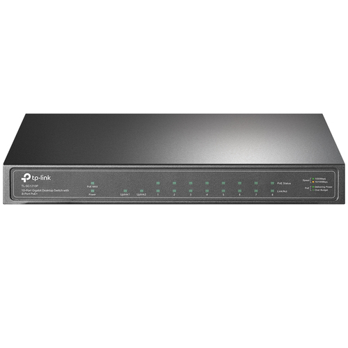 TP-Link TL-SG1210P сетевой коммутатор Неуправляемый Gigabit Ethernet (10/100/1000) Питание по Ethernet (PoE) Серый