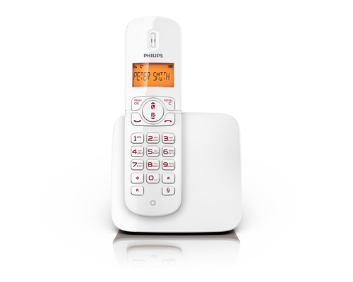 Philips BeNear CD1801R/51 telephone DECT telephone Caller ID Red, White – image 3