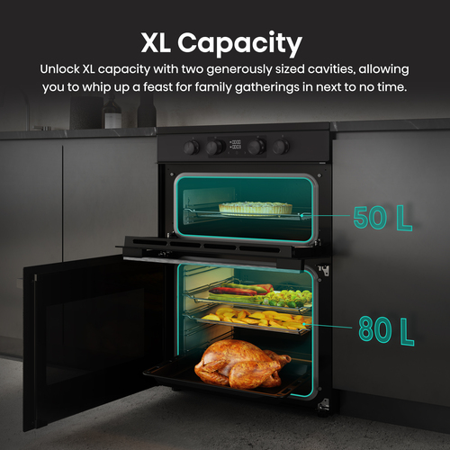 Hisense Hi6 Max 80/50L HDCEIT6C20B 60cm Electric Induction Cooker - Black - image 3